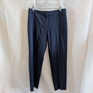 ARMANI COLLEZIONI Navy Blue 100% virgin wool pants trousers Size 8 Career Office